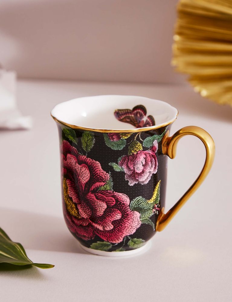 Creatures of Curiousity Floral Mug 1 of 4