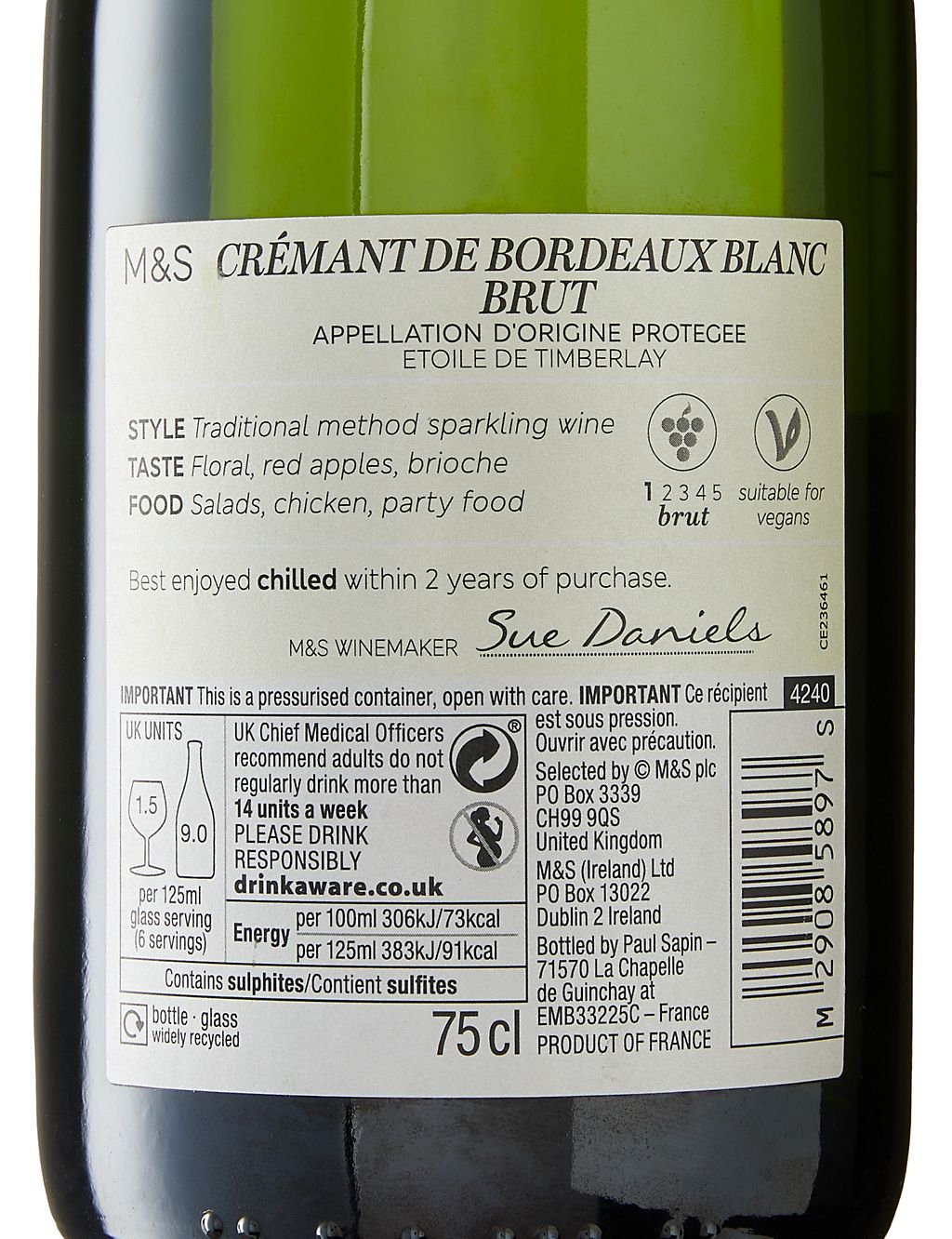 Cremant de Bordeaux - Case of 6 2 of 3