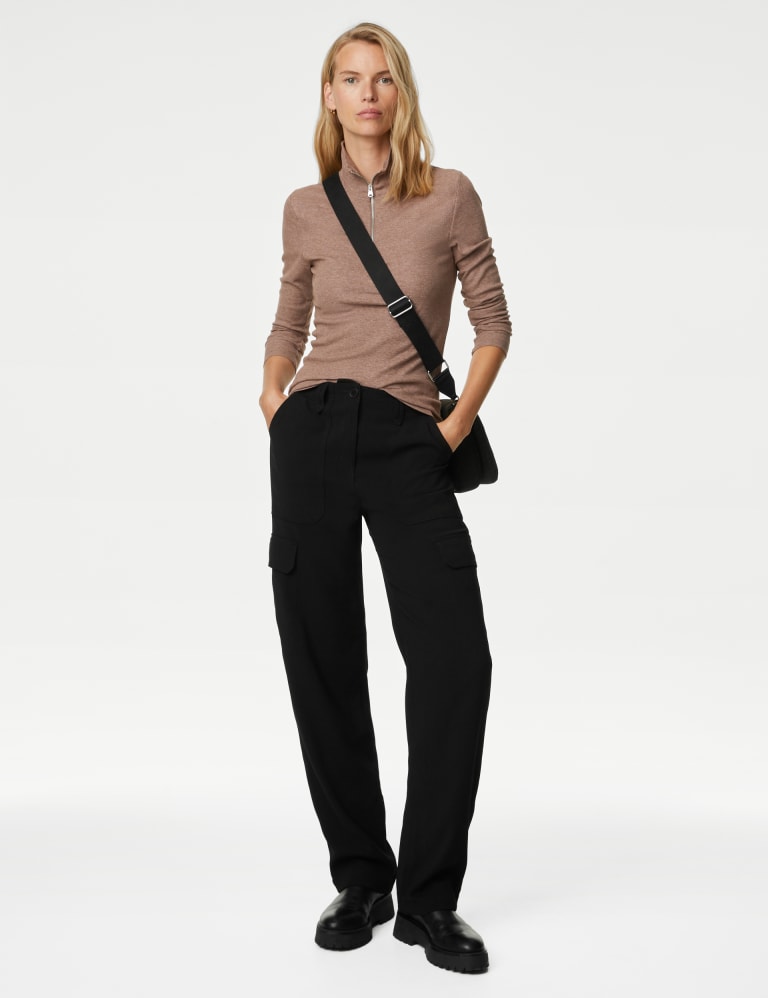 Technical Jersey Cargo Pants - Women - Ready-to-Wear