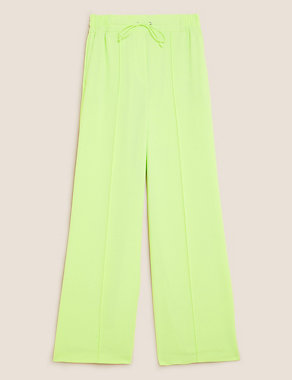 Crepe Drawstring Wide Leg Trousers Image 2 of 6
