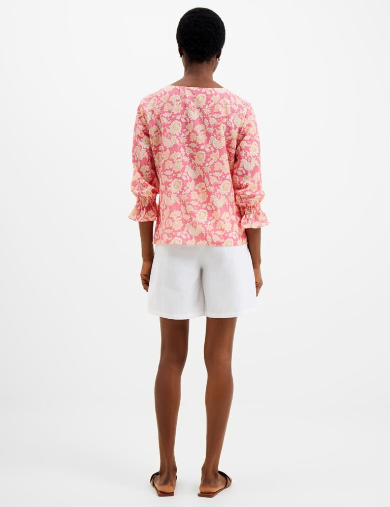 Crepe Floral Shell Top 3 of 3