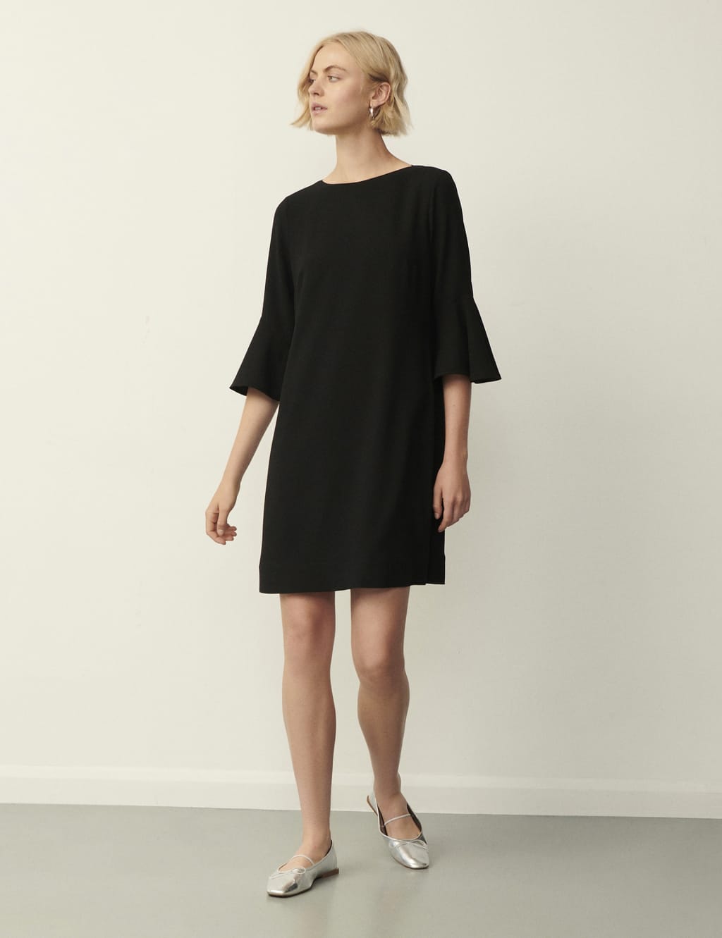 Knee length smock dress clearance