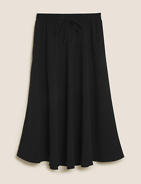 Crepe Midi Circle Skirt | M&S Collection | M&S