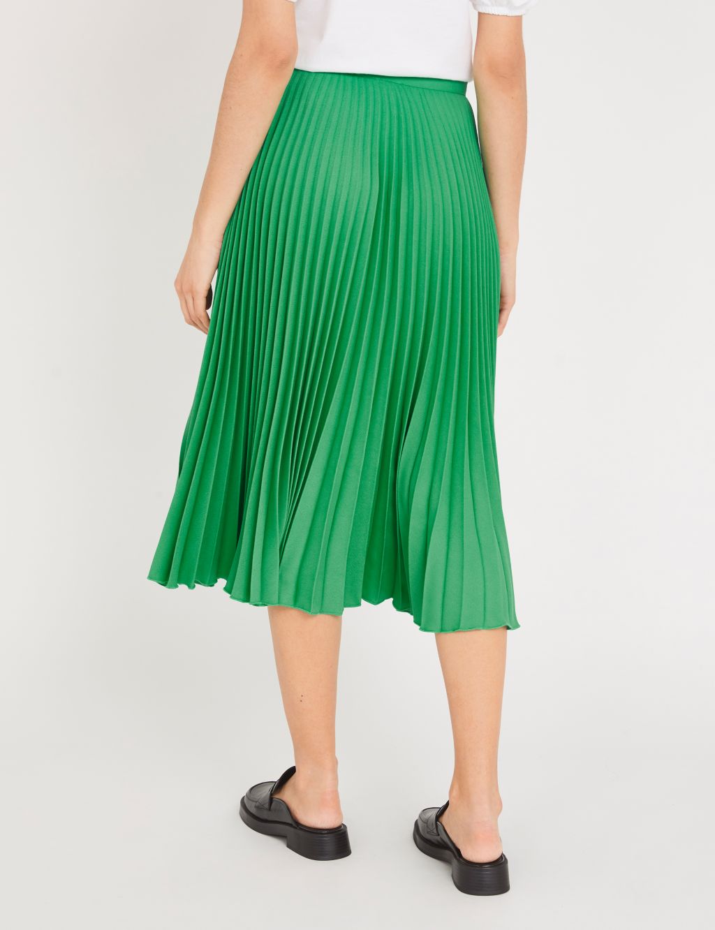 Crepe Pleated Midi Skirt | Finery London | M&S