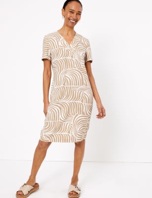 marks and spencer crepe shift dress