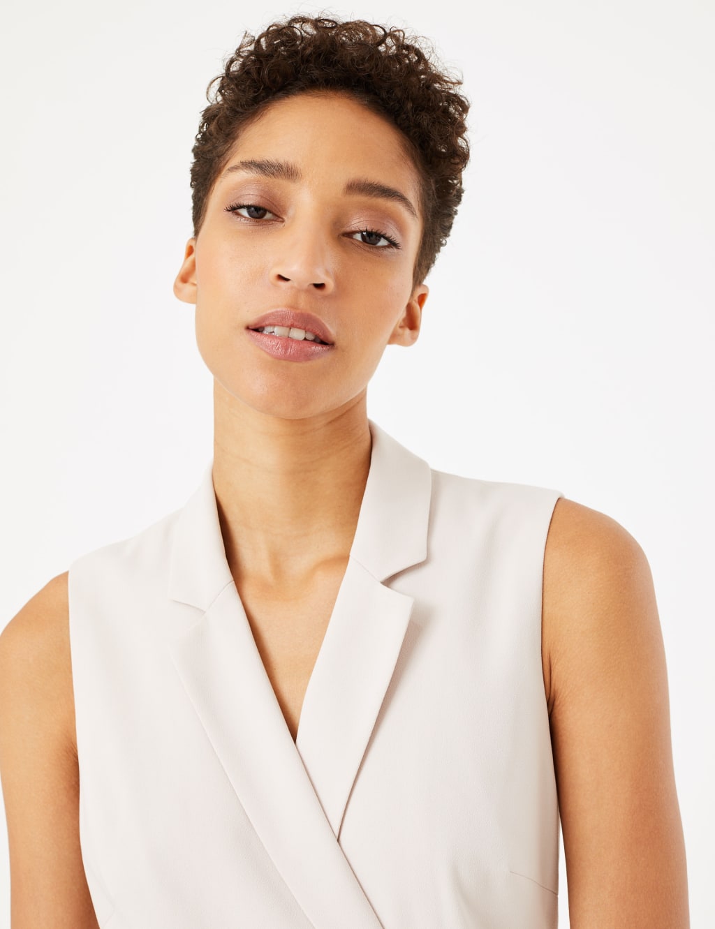 Crepe Sleeveless Jumpsuit M&S Collection M&S