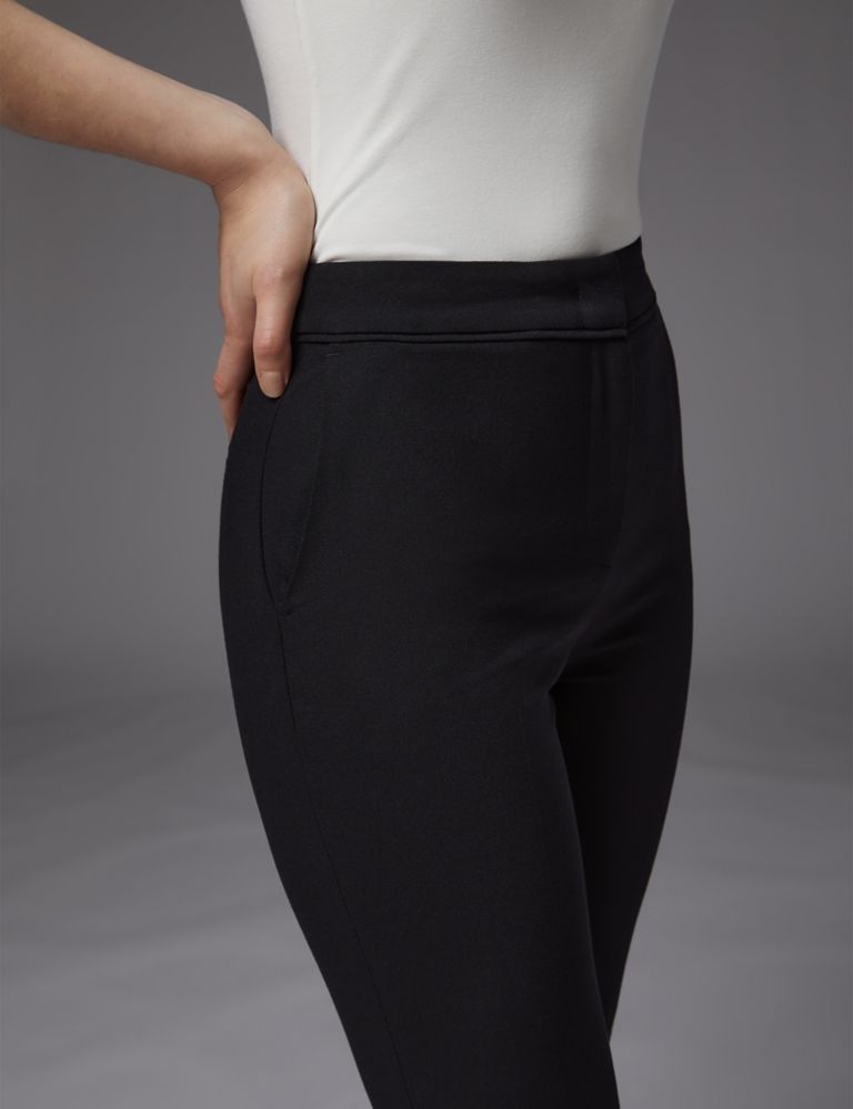 Crepe Tapered Ankle Grazer Trousers 3 of 4