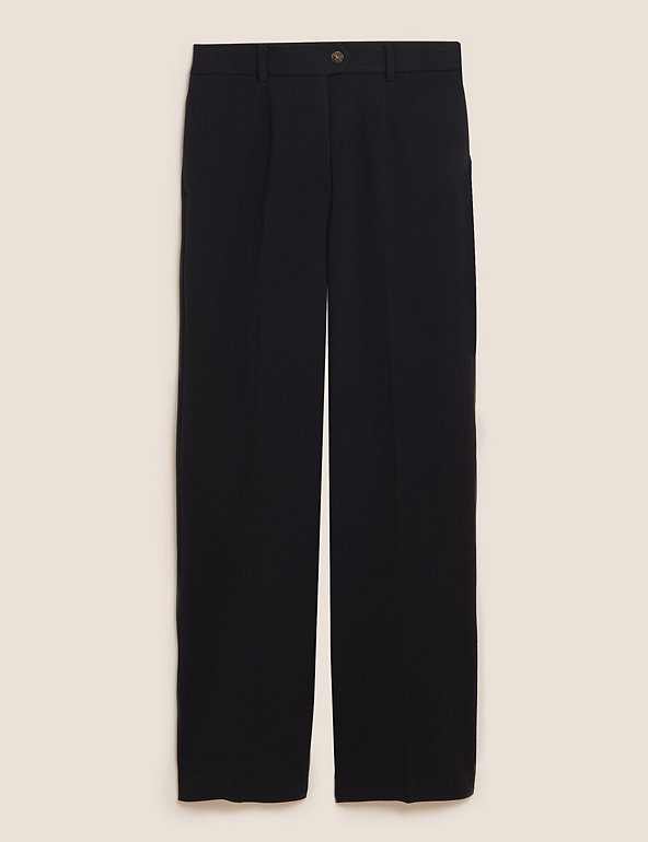 Crepe Wide Leg Trousers Image 1 of 2