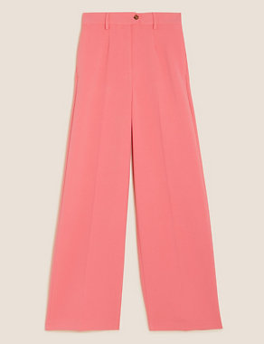 Crepe Wide Leg Trousers Image 2 of 5