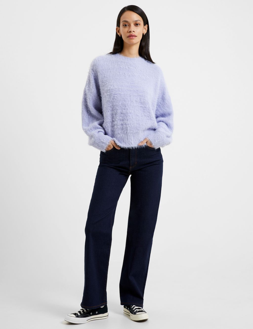 Crew Neck Balloon Sleeve Jumper | French Connection | M&S
