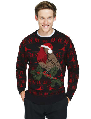 Christmas jumpers mens marks and outlet spencer