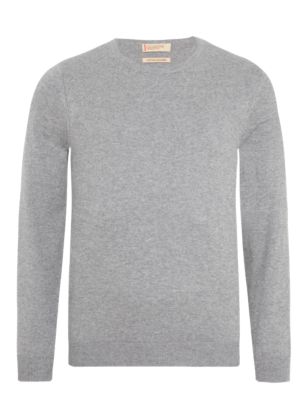 Crew Neck Jumper with Cashmere Image 2 of 5