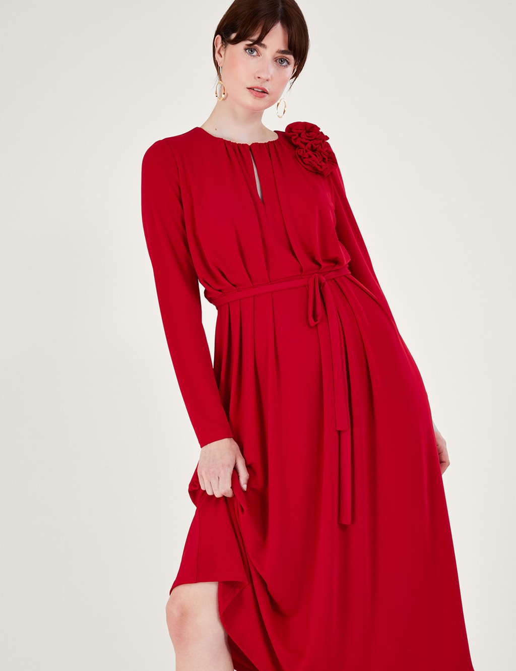 M and clearance s red dress