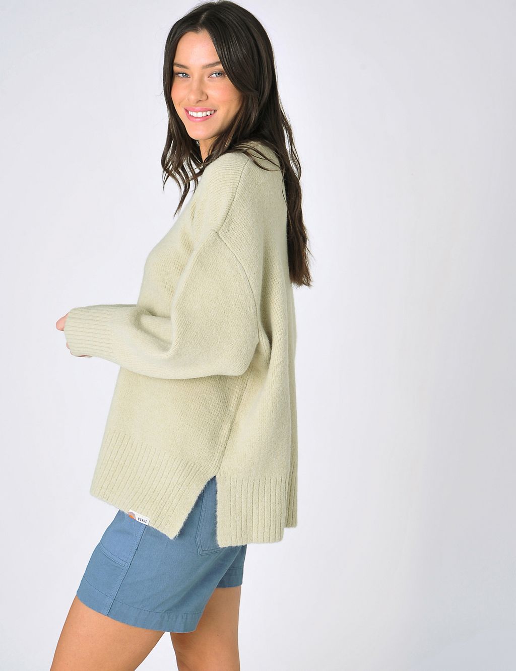 Crew Neck Relaxed Jumper with Wool 2 of 6