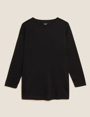 ennoy LONG SLEEVE HEM RIB TEE BLACK L | angeloawards.com