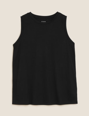 round neck sleeveless tank top