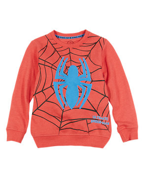 Crew Neck Spider-Man™ Sweatshirt (2-8 Years) Image 2 of 3
