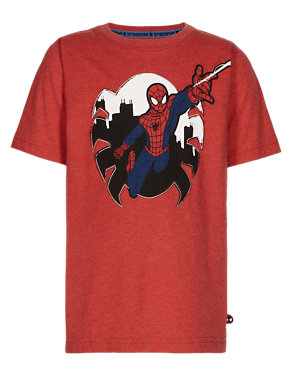 Crew Neck Spider-Man™ T-Shirt Image 2 of 4