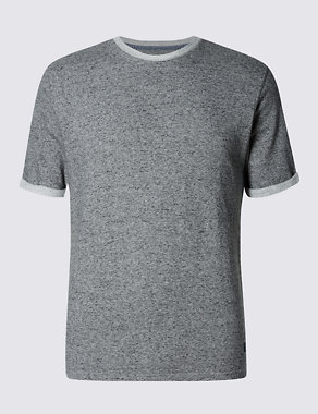 Crew Neck Tailored Fit T-Shirt Image 2 of 4