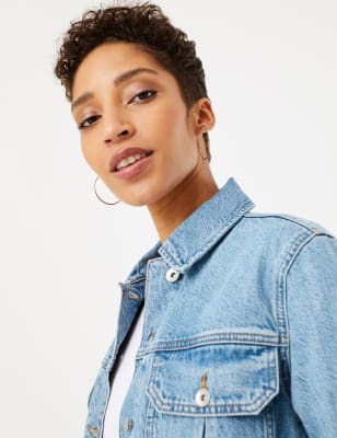 ladies denim jacket marks and spencer