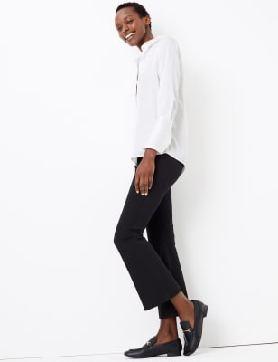 Cropped Kick Flare Trousers, M&S Collection