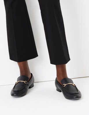 Cropped Kick Flare Trousers