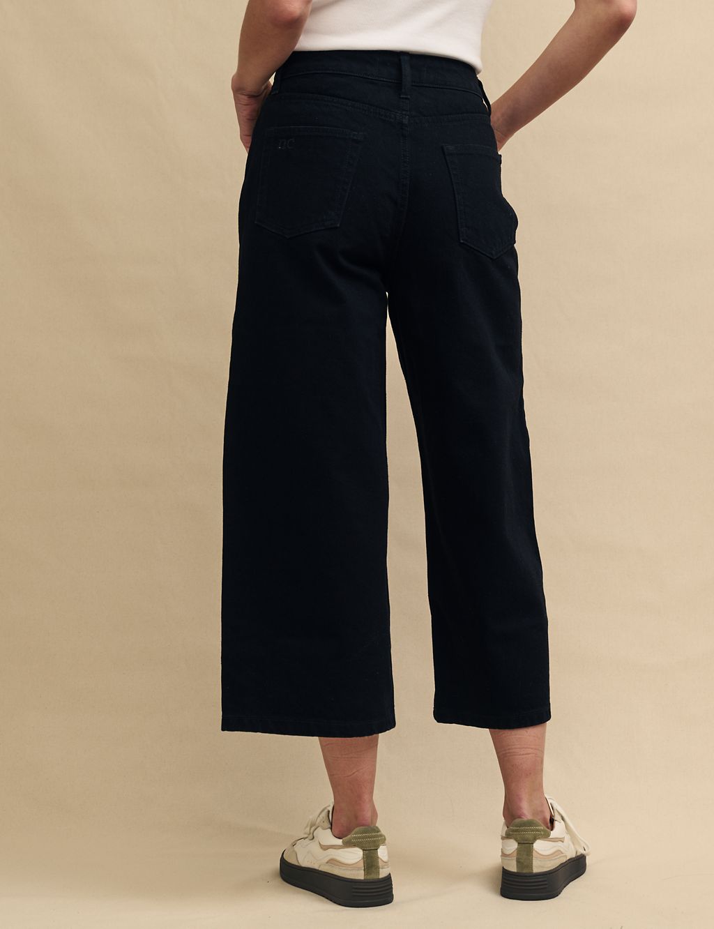 Cropped Wide Leg Jeans 2 of 4