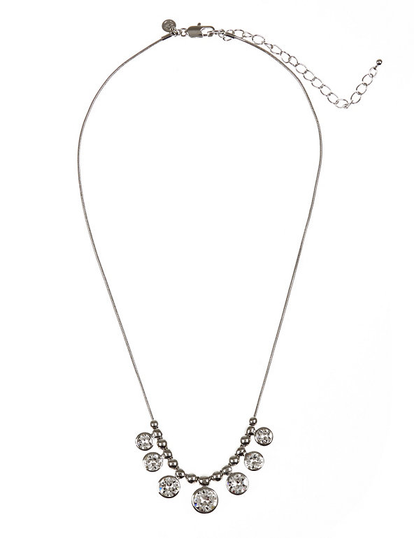 Crystal Droplet Necklace MADE WITH SWAROVSKI® ELEMENTS Image 1 of 2