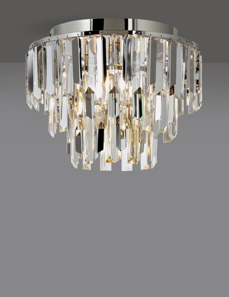 Crystal Flush Ceiling Light 7 of 7