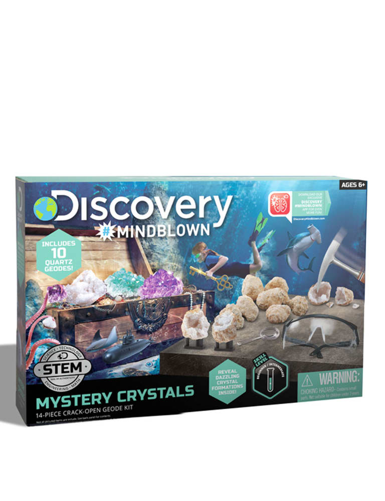 Crystal Geode Excavation Kit 6 Yrs Discovery Mindblown M S