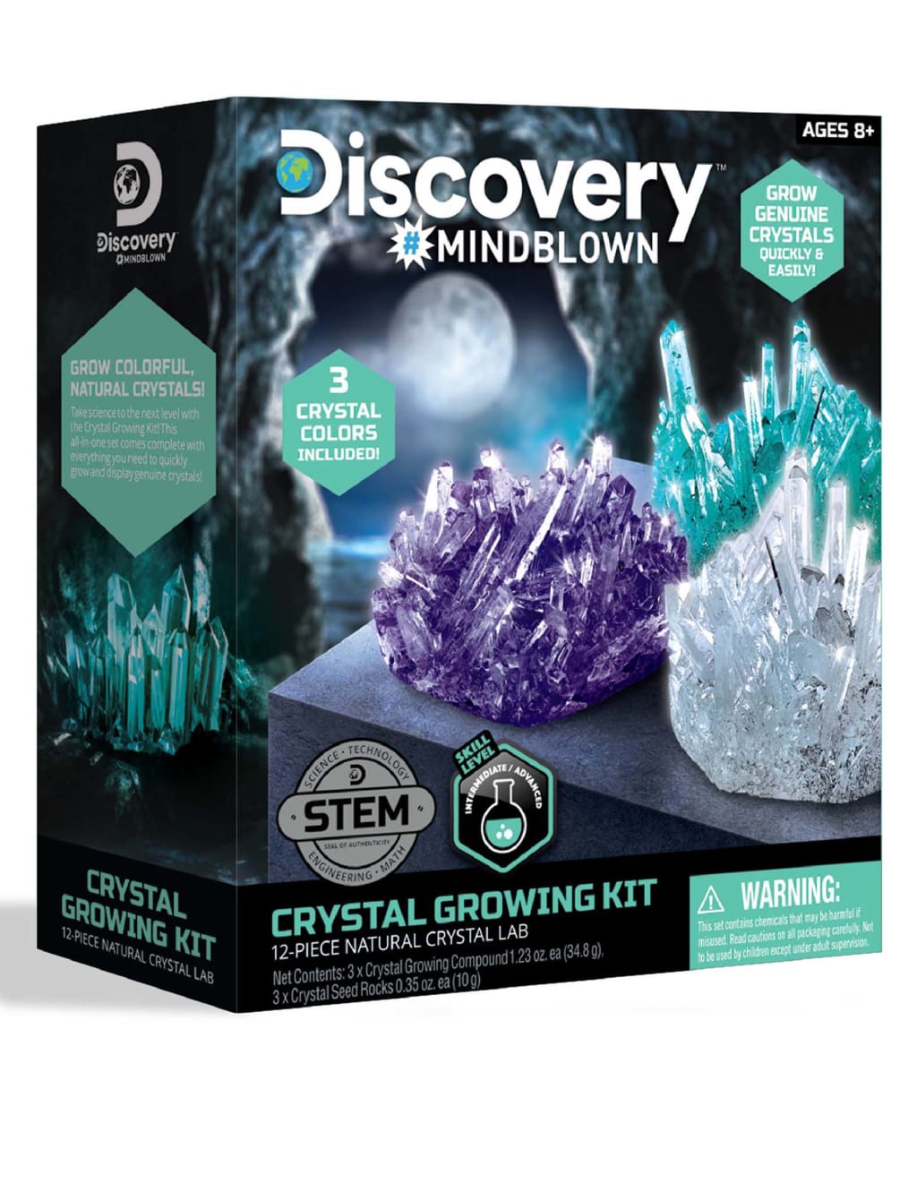 Crystal Growing Kit 8 Yrs Discovery Mindblown M S
