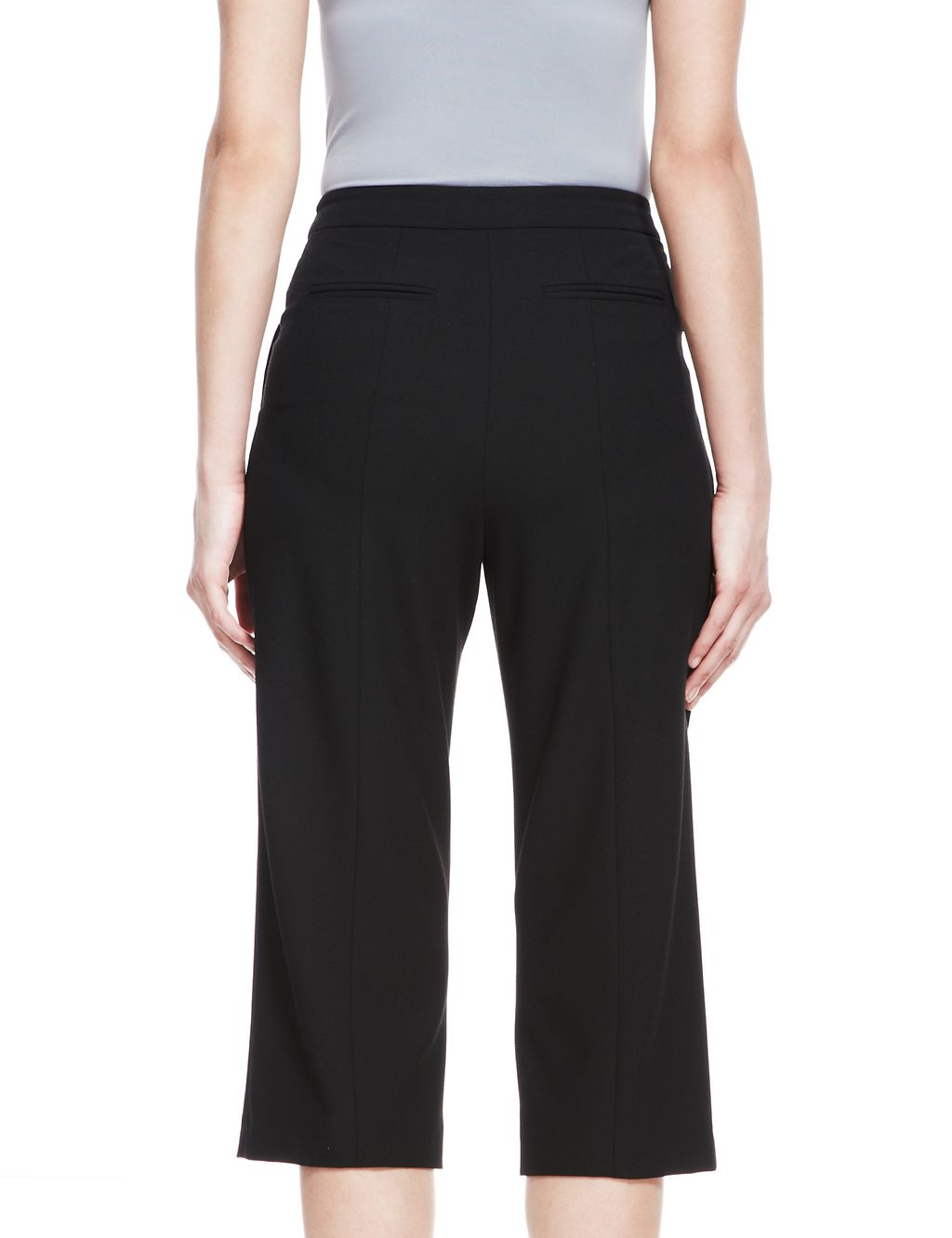 Crêpe Cropped Trousers 4 of 7