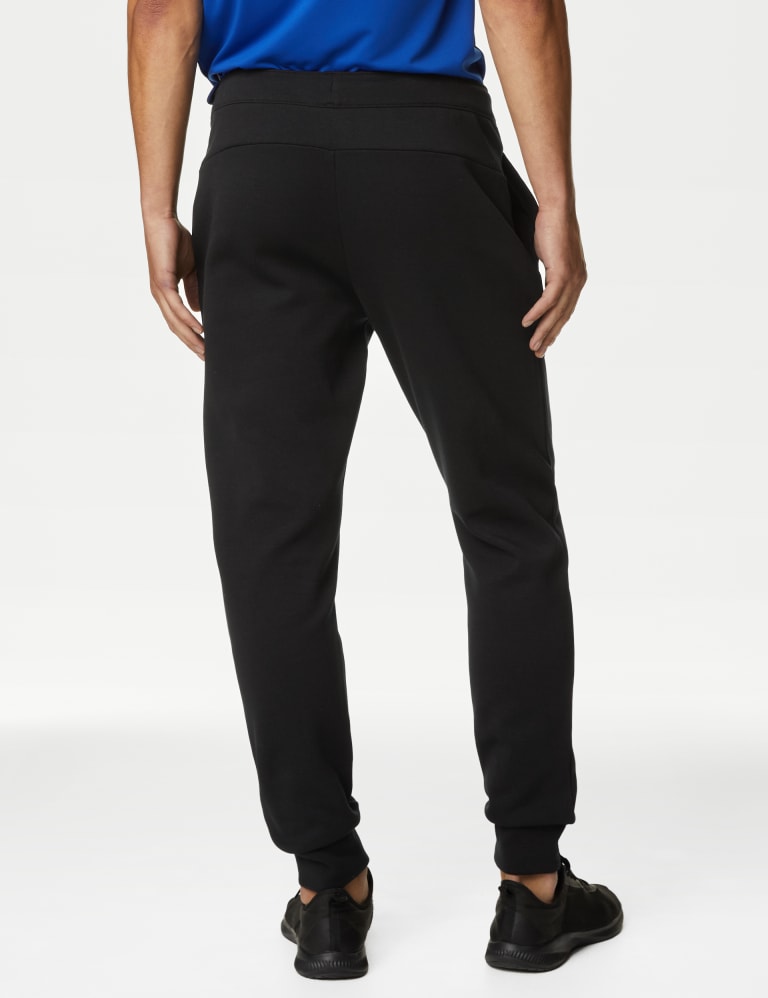 Cuffed Leg Plain Joggers - Wine - Just $7