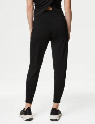 Cuffed High Waisted Sports Joggers Goodmove M S