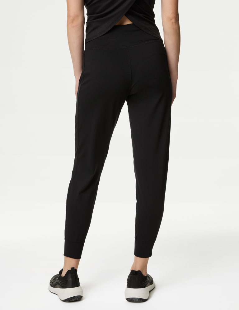 Cuffed High Waisted Tapered Joggers, Goodmove