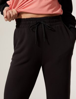 Cuffed High Waisted Tapered Joggers, Goodmove