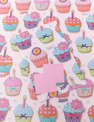 Cupcakes Wrapping Paper M&S