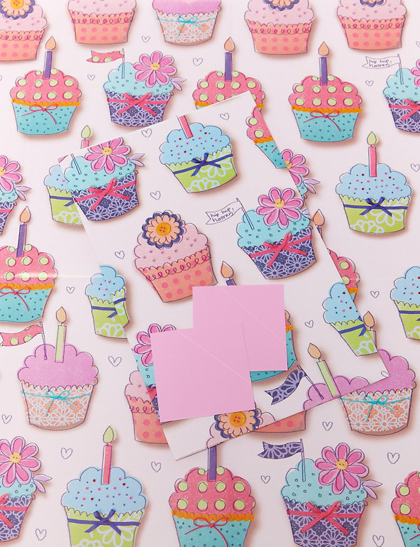 Cupcakes Wrapping Paper Image 1 of 1