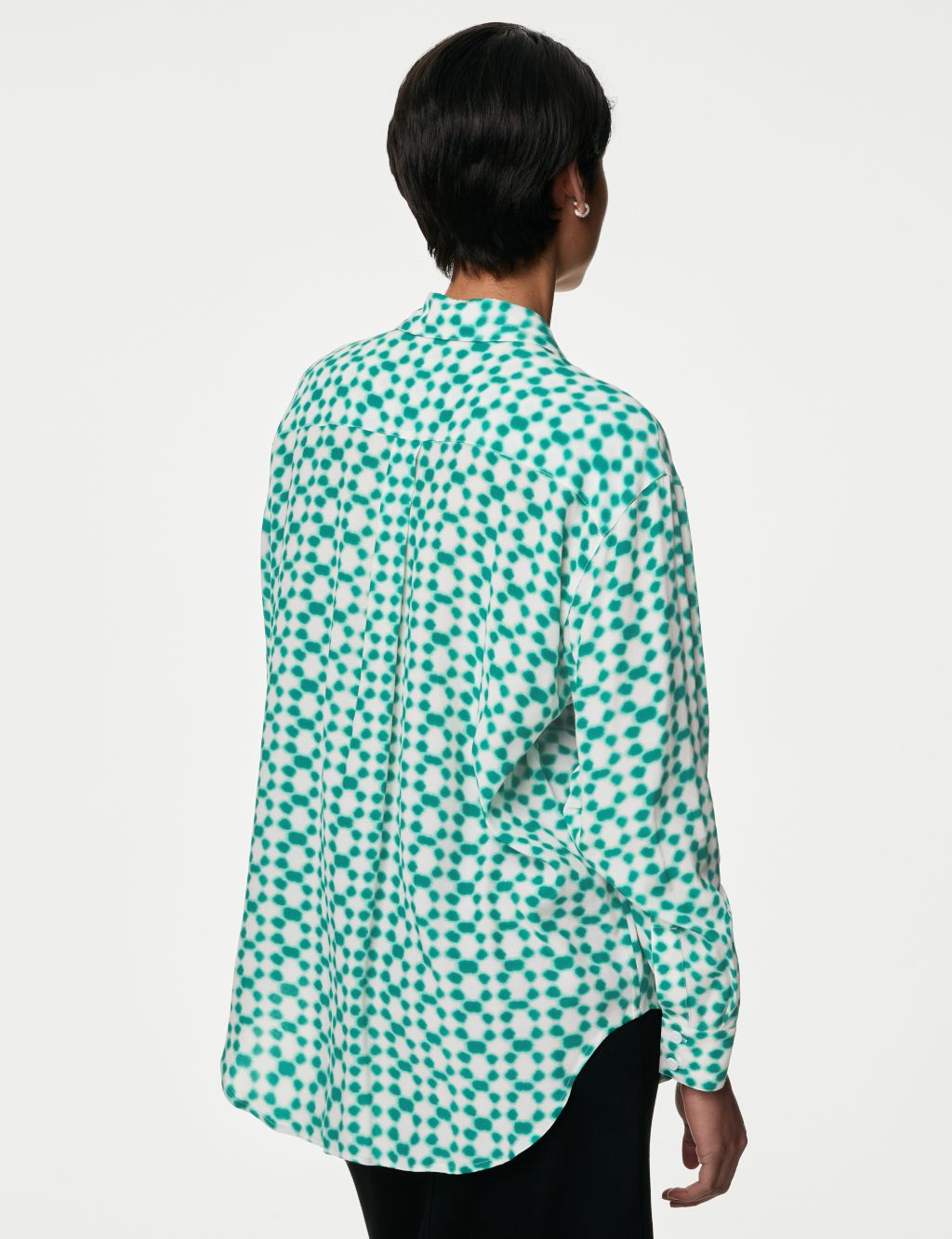 Cupro Rich Printed Collared Shirt 5 of 6