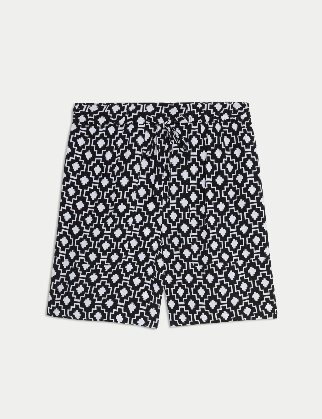 Cupro Rich Printed High Waisted Shorts 1 of 7