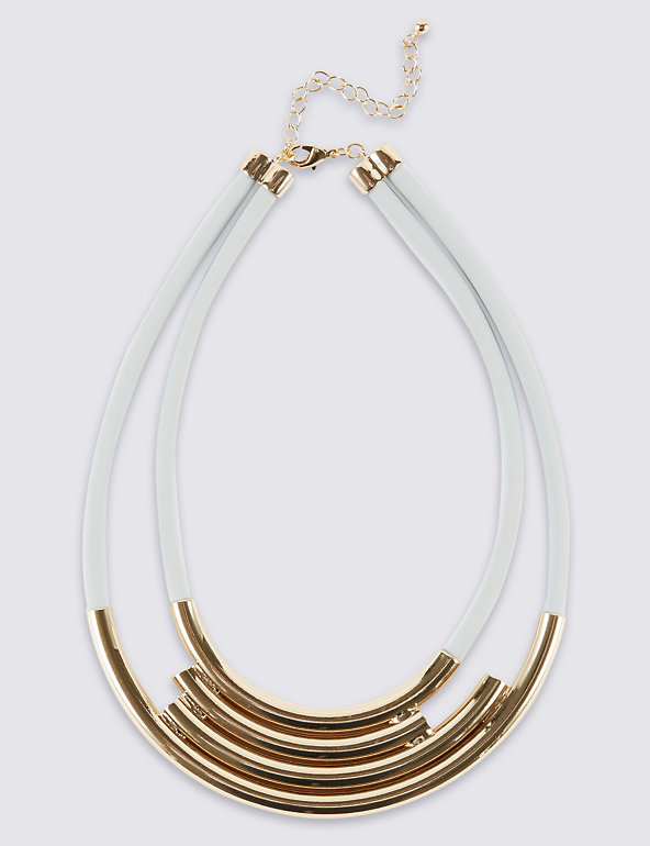 Curved Bar Collar Necklace Image 1 of 1