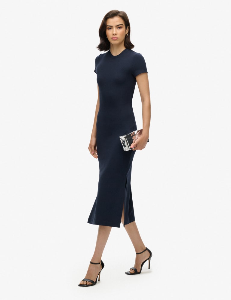 Bodycon t shirt midi dress store