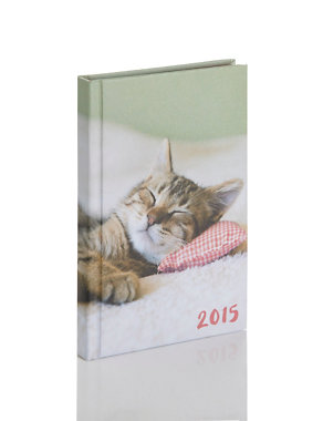 Cute Cat 2015 Week-to-View Diary Image 2 of 3
