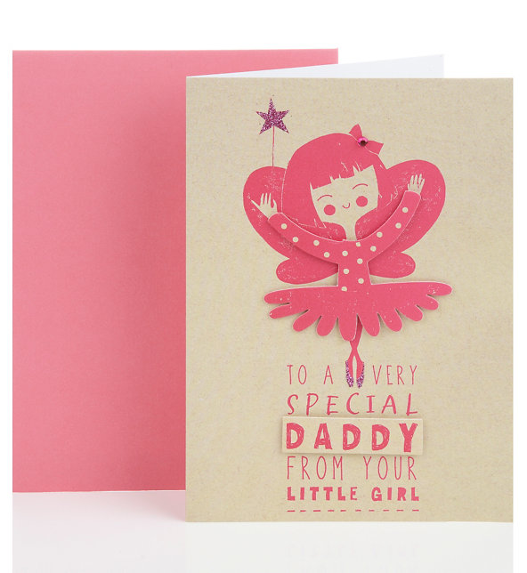 Cute Daddy Father's Day Card Image 1 of 2