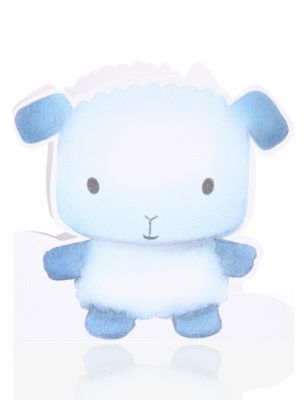 Cute Lamb New Baby Greetings Card Image 1 of 2