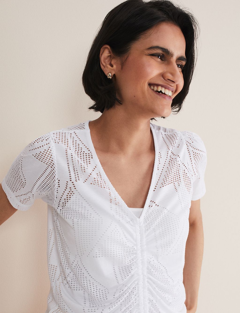 Cutwork Detail Top | Phase Eight | M&S