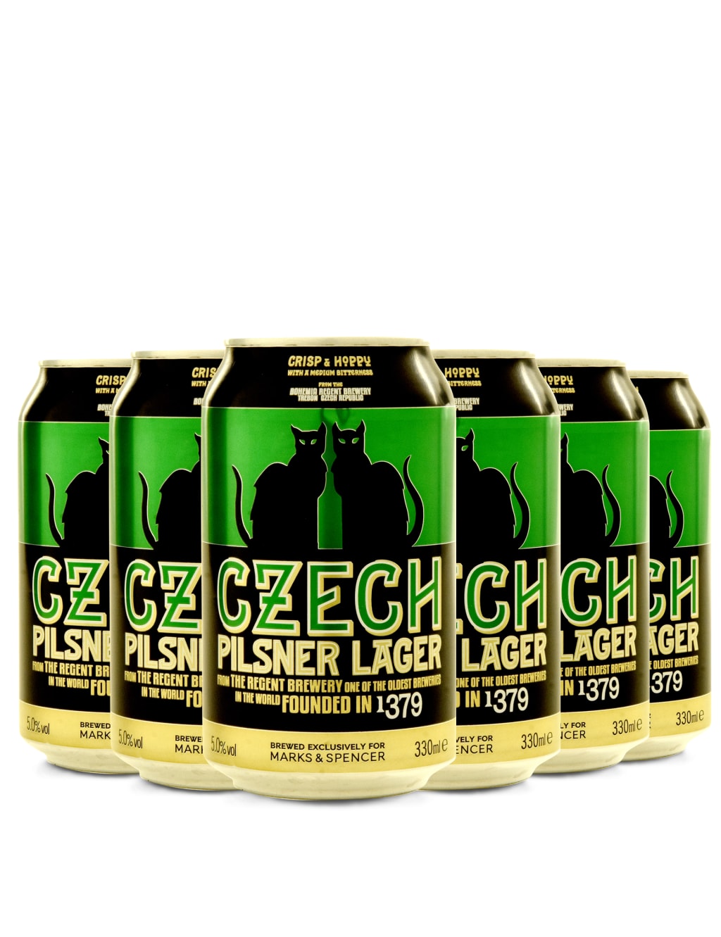 Czech Pilsner Lager Case of 24 cans M&S
