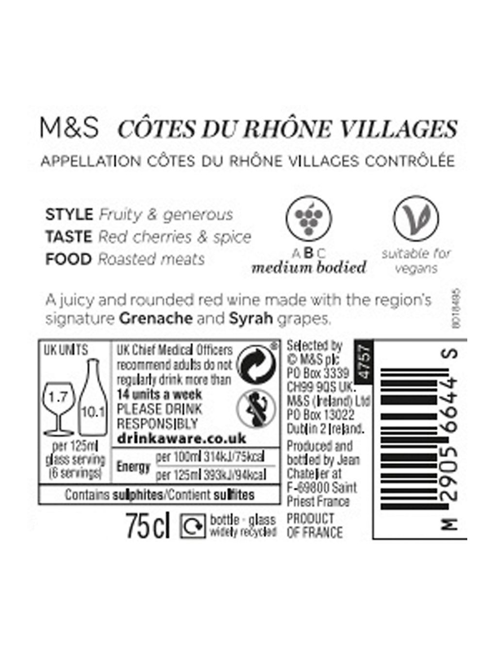 Côtes du Rhône Villages - Case of 6 4 of 4