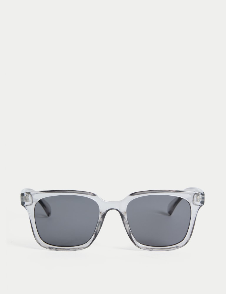 Grey discount frame sunglasses