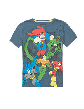 DC Superheroes T-Shirt (2-8 Years) Image 2 of 3